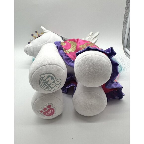 Build A Bear Princess Celestia My Little Pony Alicorn Plush w/ Crown Cape Tags - Picture 6 of 6